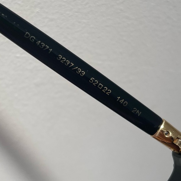 Dolce & Gabbana Sunglasses- Navy Blue & Gold - Picture 5 of 11